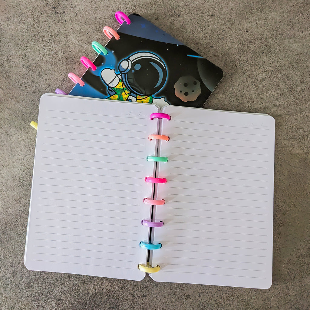 Space Adventure Disc-Bound Notebook A5 Size