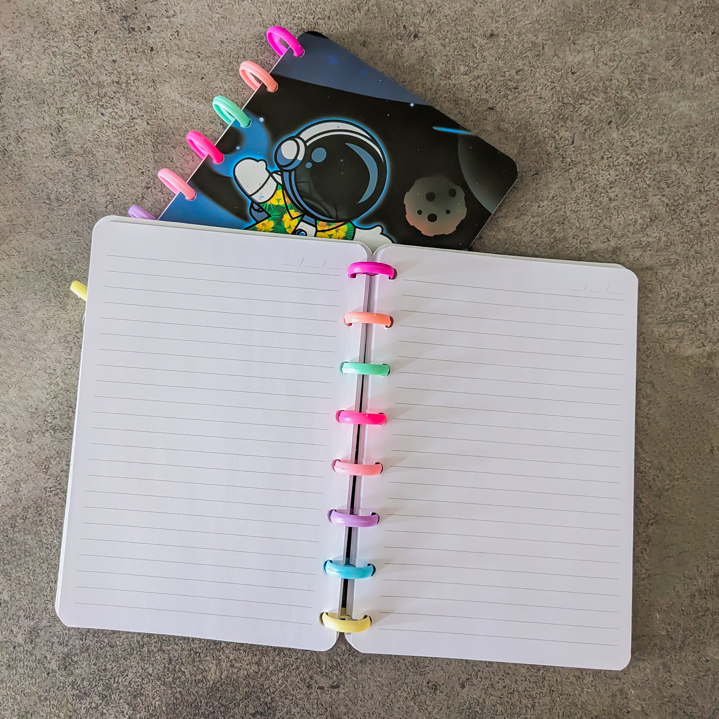 Space Adventure Disc-Bound Notebook A5 Size