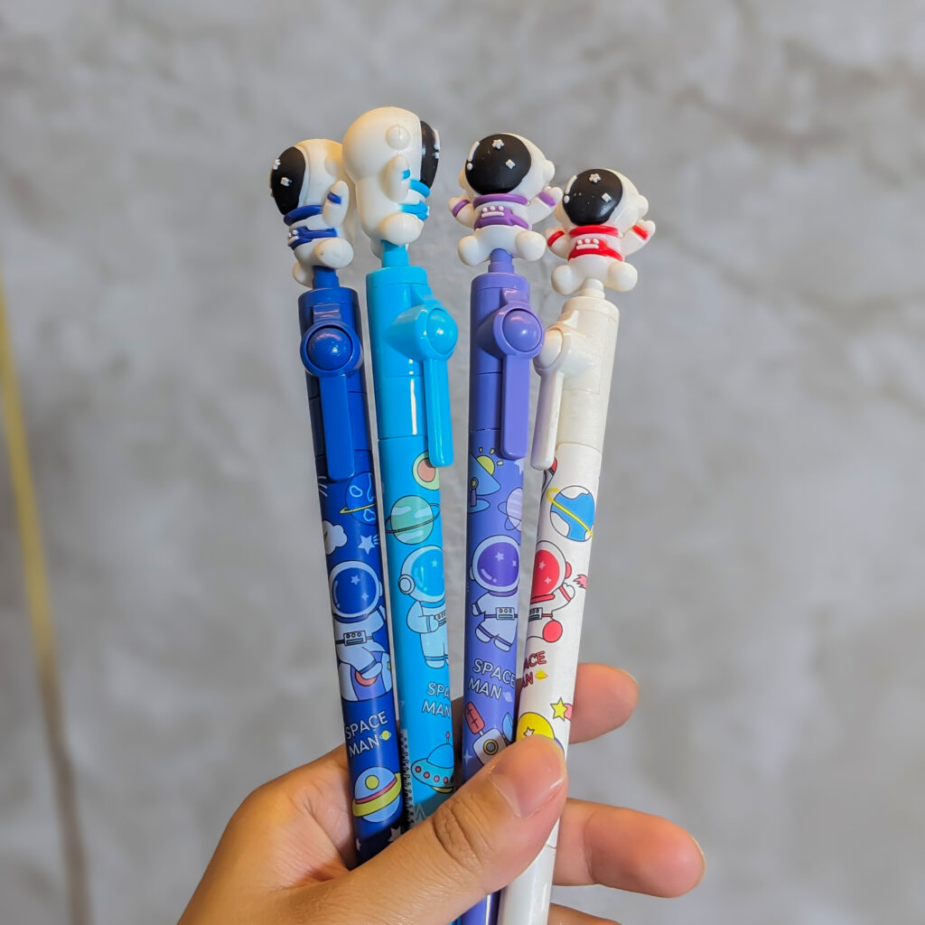 Spaceman Gel Pen 360 Degree Rotation