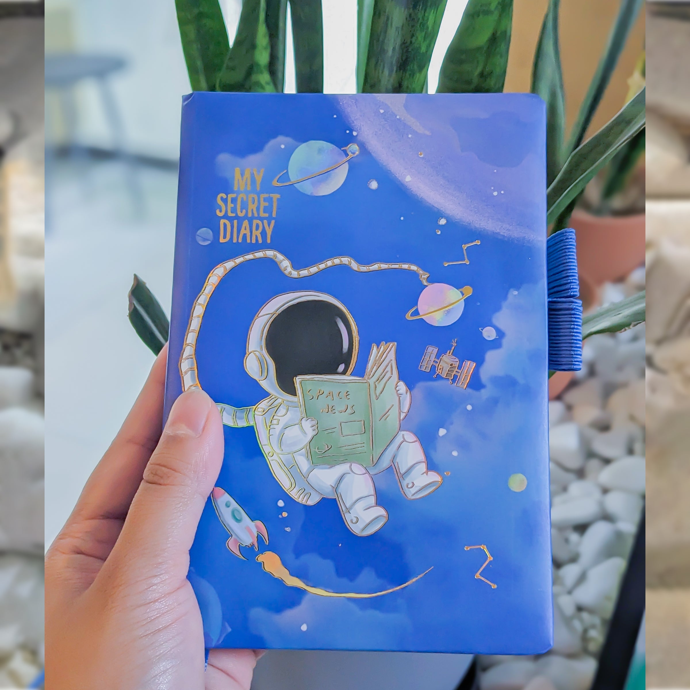Mini Hardcover Space Diary Size 16cm x 11cm