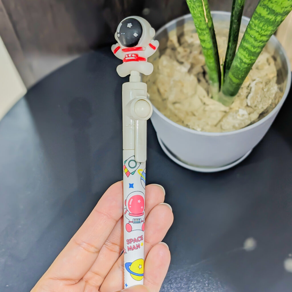 Spaceman Gel Pen 360 Degree Rotation