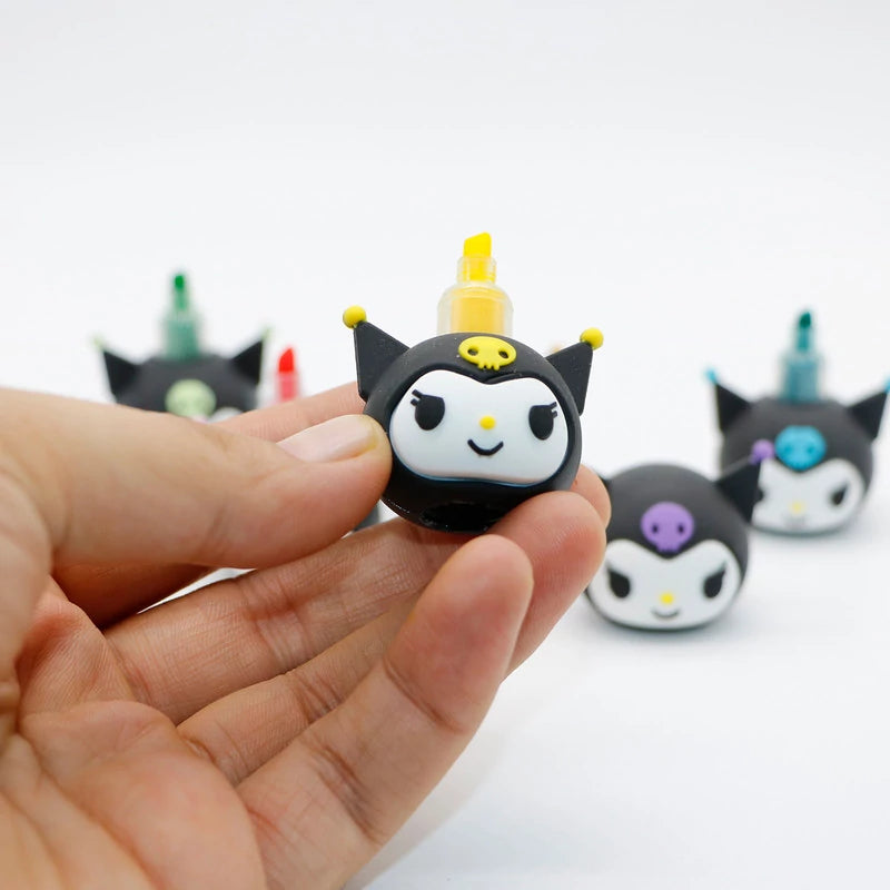 Kuromi Stackable Multicolor Highlighter – Pack of 6